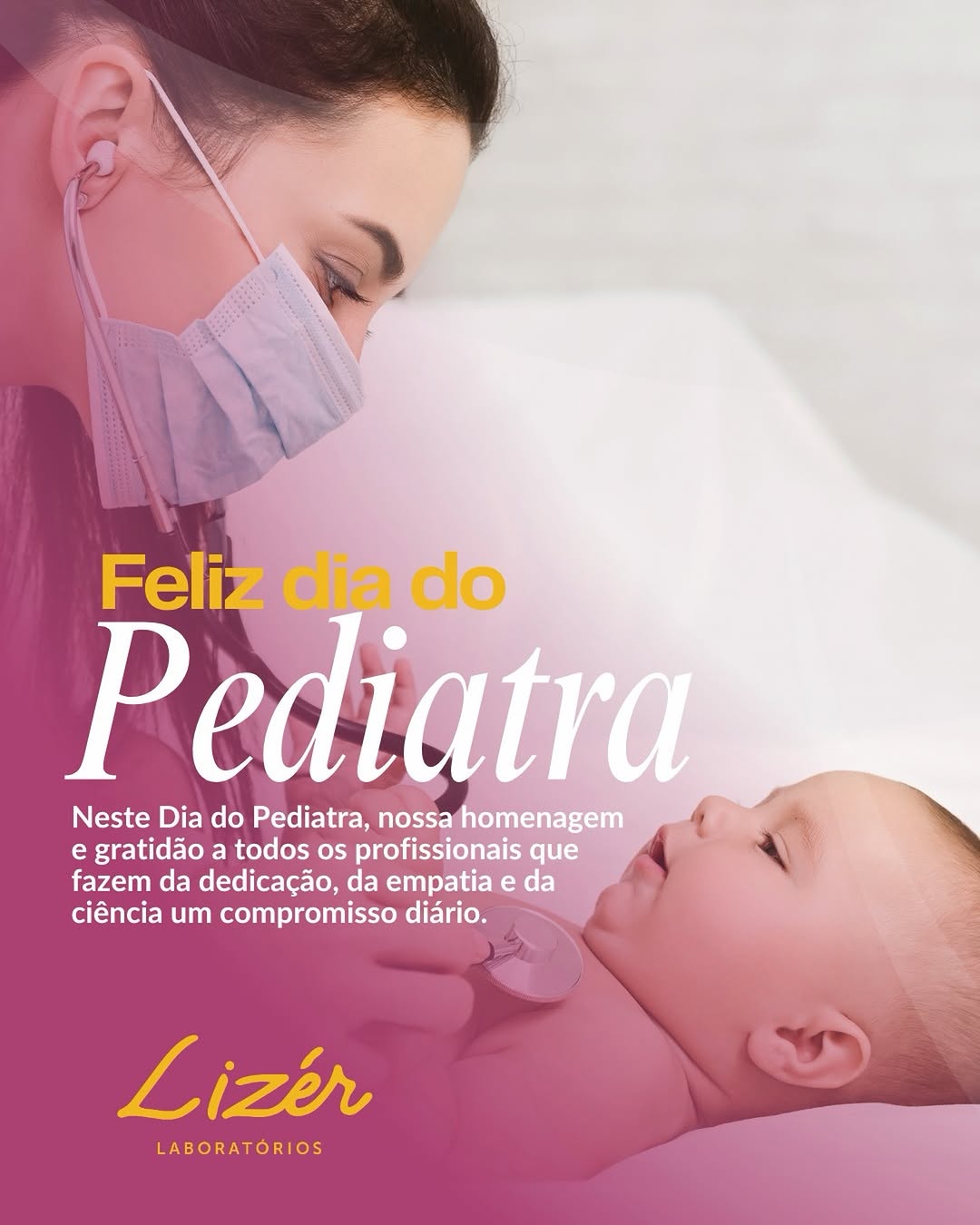 Cuidar da saúde de uma criança é acompanhar cada fase do seu crescimento com atenção, conhecimento e muito carinho.

Neste Dia do Pediatra, homenageamos os profissionais que acolhem famílias, orientam com responsabilidade e dedicam sua vida a promover um começo mais saudável para tantas crianças.

O Lizér Laboratórios parabeniza todos os pediatras pelo compromisso diário com a ciência, o cuidado e a infância. Feliz Dia do Pediatra! 💙👶

#diadopediatra #pediatria #infância